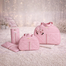 Kit Bolsas Maternidade Luxo com Pérolas e Trocador Completo