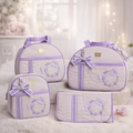 Kit Bolsas Maternidade Completo com Mochila e Trocador Borboleta