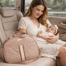 Kit Bolsas Maternidade Luxo com Pérolas e Trocador Completo