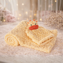 Kit Manta e Naninha para Bebê Ursinho – Conforto e Sono Tranquilo