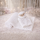 Kit Manta e Naninha para Bebê Ursinho – Conforto e Sono Tranquilo