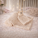 Kit Manta e Naninha para Bebê Ursinho – Conforto e Sono Tranquilo