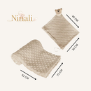 Kit Manta e Naninha para Bebê Ursinho – Conforto e Sono Tranquilo