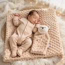 Kit Manta e Naninha para Bebê Ursinho – Conforto e Sono Tranquilo